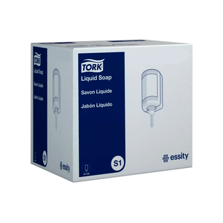 Jabón Liquido Advance Cartucho Premium Marca Tork 1L - 1 Caja con 6 Piezas
