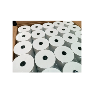 Rollo de Papel Térmico 80 x 70 - 5 Paquetes con 10 Rollos c/u