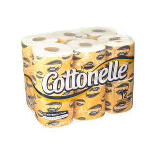 Papel Higiénico Kleenex Cottonelle - Paquete con 12 Rollos de 250 Hojas c/u