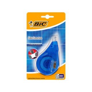 Cinta Correctora 4.2 mm x 12 m Marca Bic - 1 Pieza