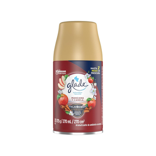 Glade Repuesto de Aromatizante Automático 175 g Aroma Manzana Canela - 1 Pieza