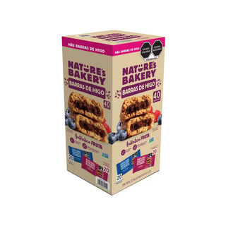 Mix de Barras de Higo 56g Marca Nature's Bakery - 1 Caja con 40 Piezas