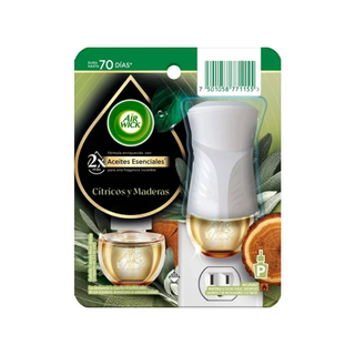 Air Wick Difusor Eléctrónico Aroma Cítricos y Maderas - 1 Difusor con 1 Respuesto