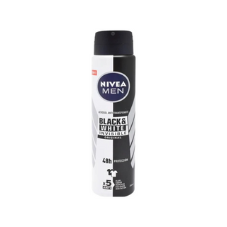 Antitranspirante en Aerosol Para Hombre Black & White Invisible 250ml Marca Nivea - 1 Pieza