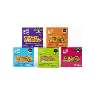 Barritas de Avena Variedad de Sabores 35g Marca Barrinolas - 1 Caja con 60 Piezas