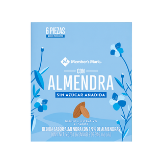 Bebida de Almendra sin Azúcar 946ml Marca Member's Mark - 1 Caja con 6 Piezas