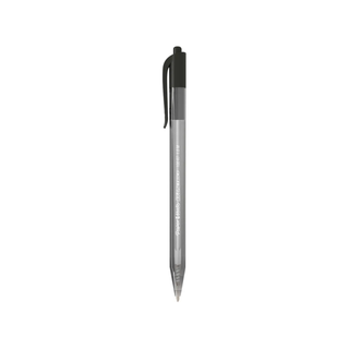 Bolígrafo Retráctil Punto Mediano 1.0 mm Kilométrico 100 RT Tinta Negra Marca Paper Mate - 1 Caja con 12 Piezas