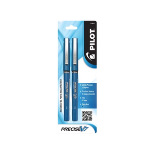 Bolígrafo Punto Fino 0.7 mm Precise V7 Color Azul Marca Pilot - 1 Paquete con 2 Piezas