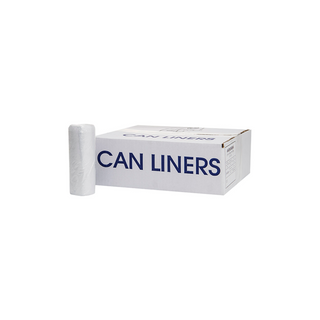 Bolsa de Basura Canliners Transparente 33 x 40''- 20 Rollos con 25 Bolsas