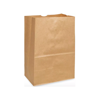 Bolsa Kraft 50 lb 127 g 1/6 sin Asa 30 x 17.5 x 40 - 1 Paquete con 200 Bolsas