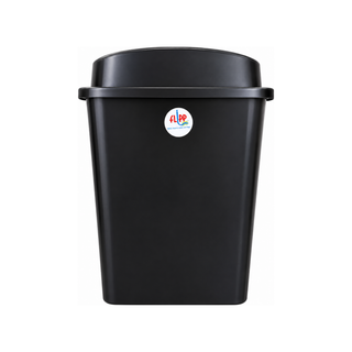 Bote de Basura para 36L con Tapa Color Negro - 1 Pieza