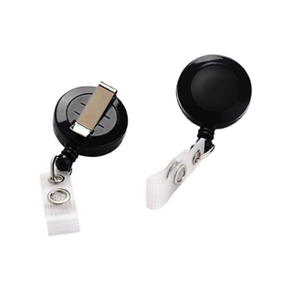 Broche Retráctil Negro Marca GBC - 1 Caja de 25 Piezas