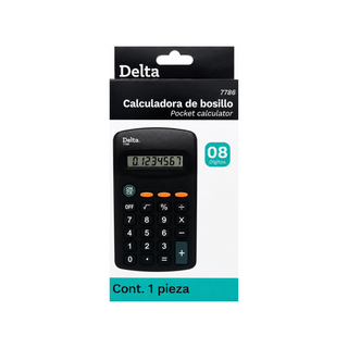 Calculadora de Bolsillo 8 dígitos Marca Barrilito - 1 Pieza