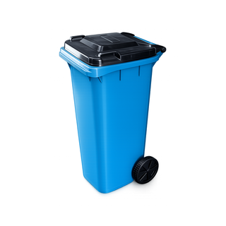 Cesto para Basura con Ruedas 120 L - 1 Pieza