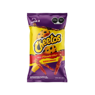 Cheetos Flaming Hot 350 g Marca Sabritas - 1 Pieza