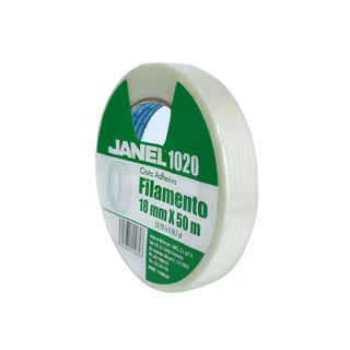 Cinta 1020 Filamento Monodireccional 18 mm x 50 m Marca Janel - 1 Pieza