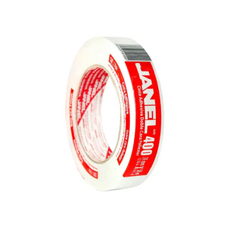Cinta 400 Doble Cara Poliéster 24 mm x 50 m Marca Janel - 1 Pieza