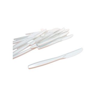 Cuchillo Desechable Mediano Biodegradable - 1 Caja con 1000 Piezas