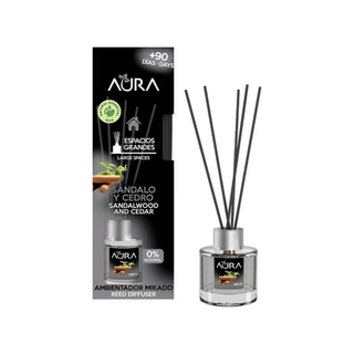 Difusor de Varitas Aroma Sándalo y Cedro 100 ml - 1 Pieza