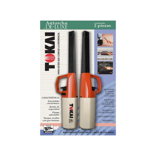 Encendedor de Gas Tipo Antorcha Marca Tokai - 1 Paquete con 2 piezas