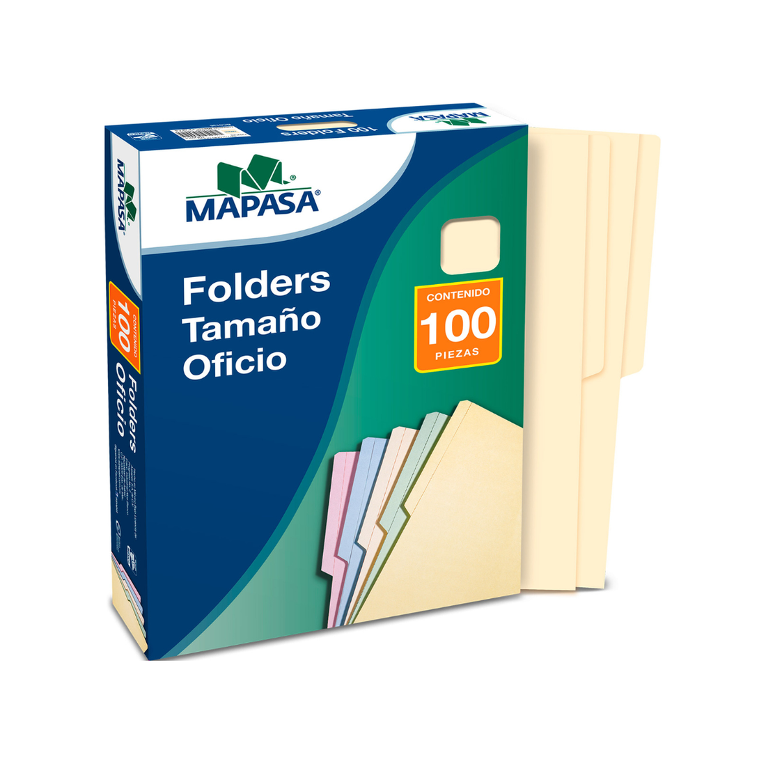 Folder Tamaño Oficio Color Crema Marca Mapasa – Stock México