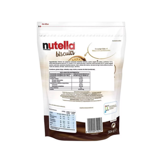 Galletas con Relleno Cremoso de Avellana y Cacao 304 g Marca Nutella Biscuits - 1 Bolsa