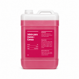 Jabón para Manos Aroma Cereza 20 L - 1 Porrón