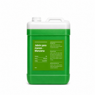 Jabón para Manos Aroma Manzana Verde 20 L - 1 Porrón