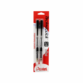 Lapicero 0.5mm Marca Techniclick - 1 Paquete con 2 Piezas