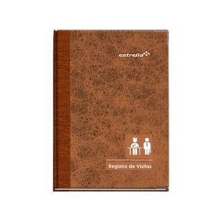 Libro para Registro de Visitas con Rayado 96 Hojas Marca Estrella - 1 Pieza