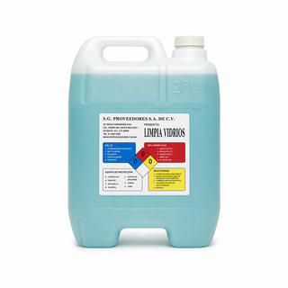 Líquido Limpiavidrios 20 L - 1 Porrón