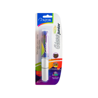 Marcador Para Cristal Color Blanco Marca Aquarelo - 1 Pieza