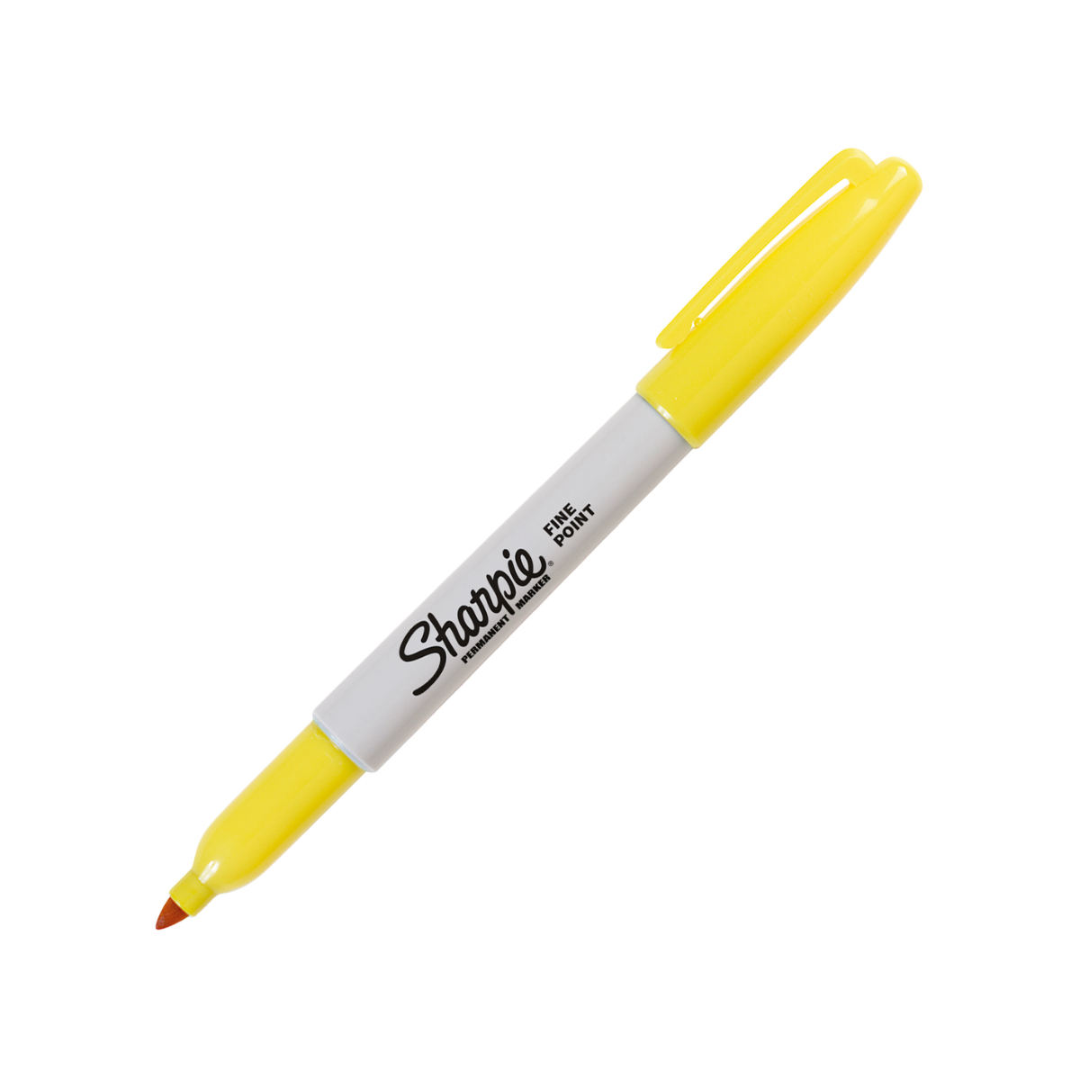 Marcador permanente Sharpie fino amarill