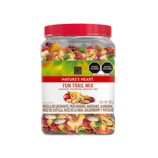 Mezcla de Frutos Secos Fun Trial Mix 900 g Marca Nature's Heart - 1 Pieza