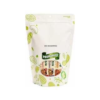 Mix de Barras de Nueces Marca Promanuez- 1 Paquete con 6 Piezas