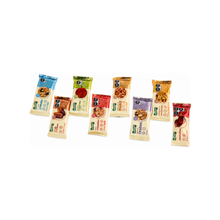 Mix de Barras de Nueces Marca Promanuez- 1 Paquete con 6 Piezas