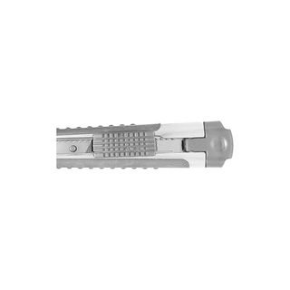 Navaja Retractil Cutter 9mm Mango de Acero y Plástico Marca Barrilito - 1 Pieza