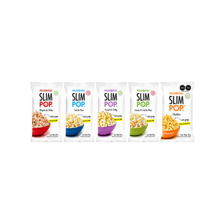 Palomitas Sabores Surtidos Marca Slim Pop - 1 Caja con 20 Piezas