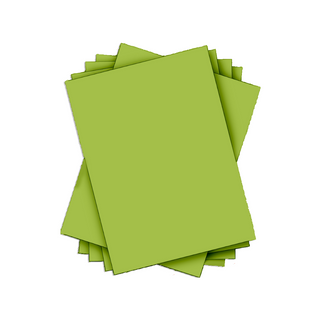 Papel Bond Color Verde Pastel Tamaño Carta 75 gr Marca Eurocolors - 100 hojas