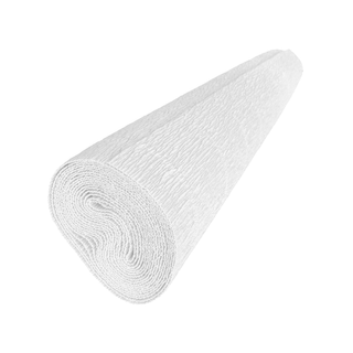 Papel Crepé Color Blanco 50 cm x 2 m - 10 Pliegos
