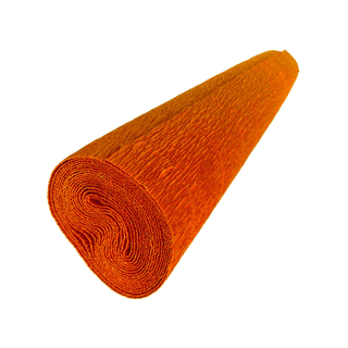 Papel Crepé Color Naranja 50 cm x 2 m - 10 Pliegos
