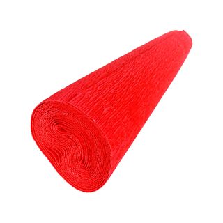 Papel Crepé Color Rojo 50 cm x 2 m - 10 Pliegos