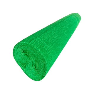 Papel Crepé Color Verde 50 cm x 2 m - 10 Pliegos