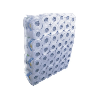 Papel Higiénico Tradicional Marca Sunny - 1 Paquete con 96 rollos de 160 Hojas Doble c/u