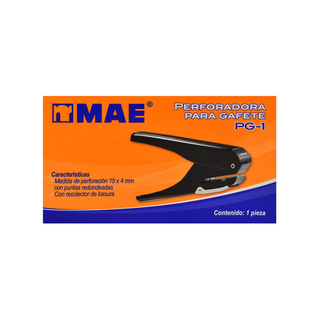 Perforadora para Gafete Marca Mae - 1 Pieza