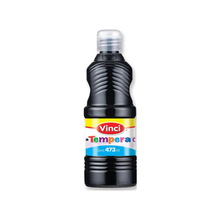 Pintura Témpera Color Negro 473ml Marca Vinci - 1 Pieza