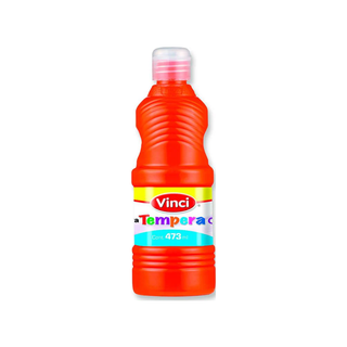 Pintura Témpera Color Rojo 473ml Marca Vinci - 1 Pieza
