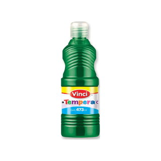 Pintura Témpera Color Verde Esmeralda 473ml Marca Vinci - 1 Pieza