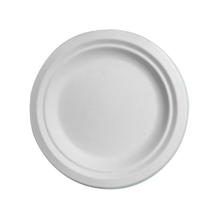 Plato Liso Biodegradable 9" 22.8cm - 1 Paquete con 50 Piezas