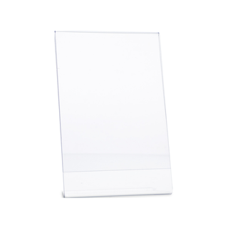 Portaletreros de Acrílico Transparente 10.1 x 15.2 cm - 1 Pieza